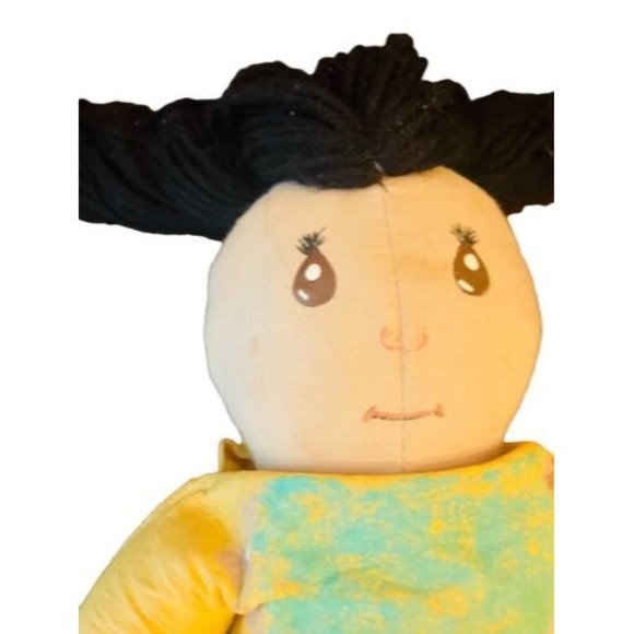 Handmade Native American Doll Paper Mache 19” Vintage Girl Toy - Picture 6 of 7